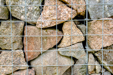 Granite crushed stone. Stone background. texture, pattern