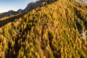 panoramic mountain views from the drone