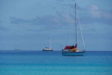 Fototapeta premium yacht in sea