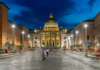 Deurstickers Petersdom in Rom © Rainer