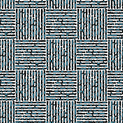 Full Seamless Distressed Modern Abstract Pattern Vector. Classic Black and White Design Fabric Print Background illustration for textile.