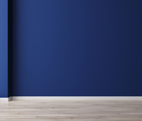 Empty home interior wall mock-up, 3d render