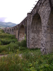 Vorokhta Ukraine Old Bridge (Viaduct)