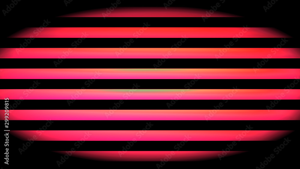 Poster screen horizontal red lines in black vignette abstract background
