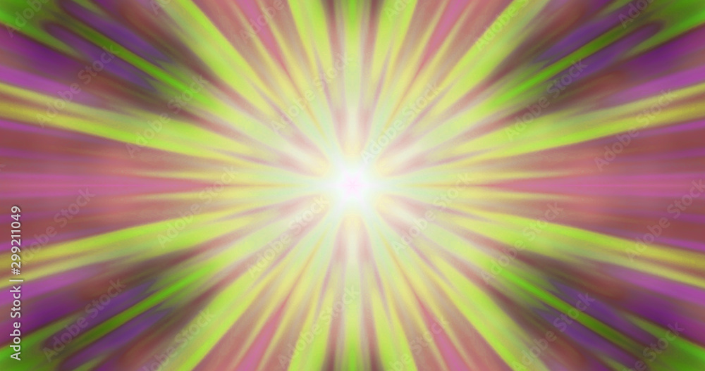 Poster shiny rays explosion of light colored abstract background