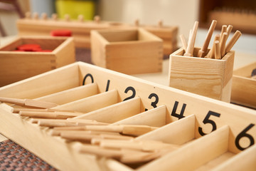 Montessori counting games learning numbers