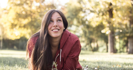 Woman enjoying the sun 