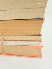 Old Books stacked on background. Education background, back to school concept