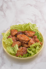 鶏肉の醤油バター炒め