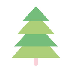 pine tree forest foliage natural icon