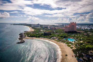 Aerial of Bahamas Nassau