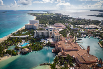 Aerial of Bahamas Nassau