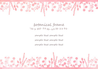 水彩ボタニカルフレーム