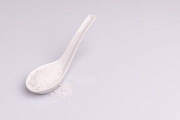 Coarse sea salt  background