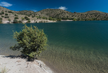 Bill Evans Lake view in New Mexico near Silver City.