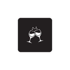 Wine icon symbol vector