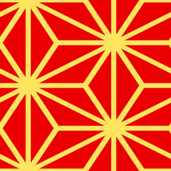 Chinese pattern on red background