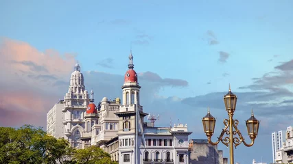 Foto op Canvas Buenos Aires, Microcentro, financieel en historisch centrum van Buenos Aires © eskystudio