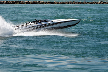 Luxury super speedboat