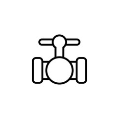 Isolated water tap icon linevector design