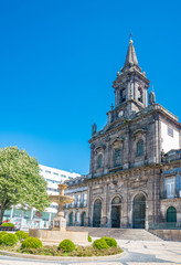Fototapeta na wymiar Historical building at the main square of Porto, Portugal