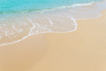 wave on sea beach