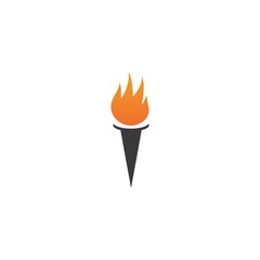 Torch logo vector
