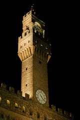 Palazzo Vecchio tower at night II