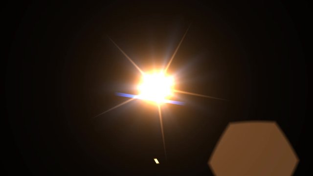 flash light & Flare theme abstract motion background with spotlights and rays lens flares. Angular animation.