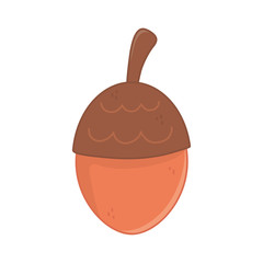 acorn nut fruit autumn icon