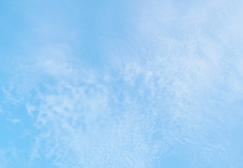 Fototapeta na wymiar Altocumulus cloud on beautiful blue sky , Fluffy clouds formations at tropical zone 