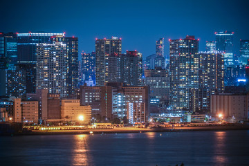 Fototapeta na wymiar 東京・お台場から見える東京の夜景