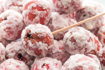 Delicious hawthorn sugar snowball
