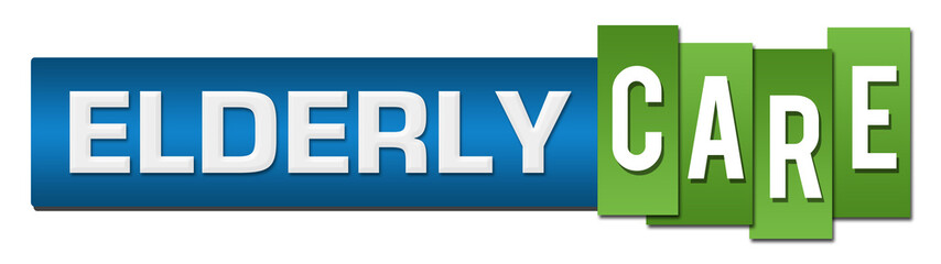 Elderly Care Blue Green Stripes Bar 