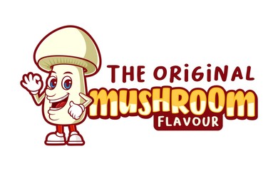 The original mushroom flavour, with funny mushroom character vector,  for the taste information elements of various processed food products