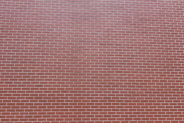 Wall of red brick