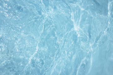 Fototapeta na wymiar Blue pool water texture
