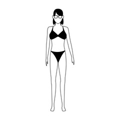 avatar woman wearing swimsuit