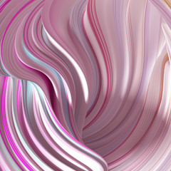 Elegant colored background with lines. 3d illustration, 3d rendering.