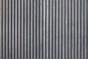 Zinc background. close up to pattern texture vertical zinc sheet. Zinc vintage background view.