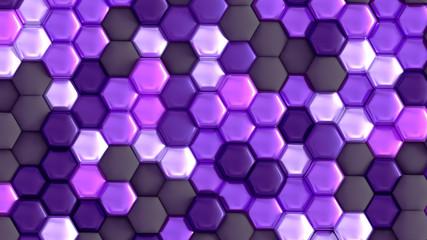 Interior pattern, architectural background. 3d illustration, 3d rendering.