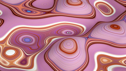 Fototapeta premium Soft, nice abstract background in bright colors. 3d illustration, 3d rendering.