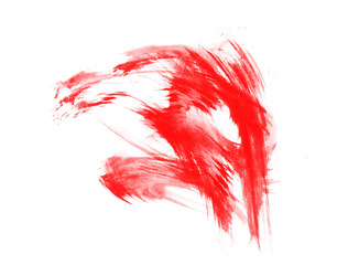 Blood splash texture. Abstract red brush