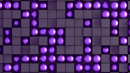 Interior pattern, architectural background. 3d illustration, 3d rendering.