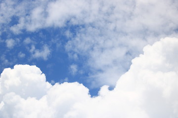 Naklejka na ściany i meble Vast blue sky and cloudy