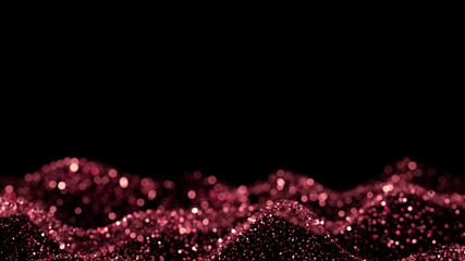 Luxury glitter background. 3d illustration, 3d rendering.