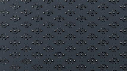Interior pattern, architectural background. 3d illustration, 3d rendering.