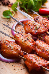 Spicy roasted chicken wings, Chinese barbecue