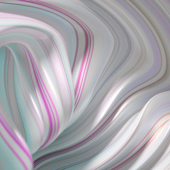 Elegant colored background with lines. 3d illustration, 3d rendering.