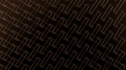 Interior pattern, architectural background. 3d illustration, 3d rendering.